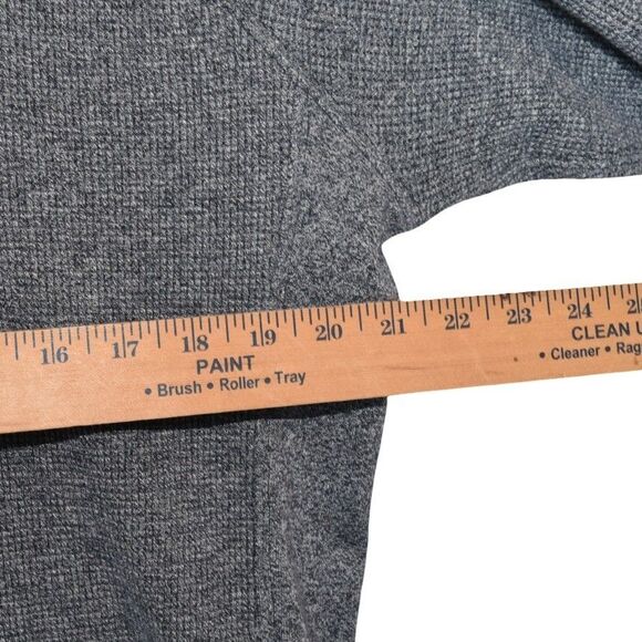 Vince 100% Pima Cotton Waffle Knit Pullover XXL Gray Blue Minimalist Luxe $168 - Picture 10 of 10